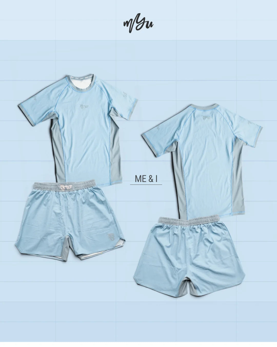 Glacial Blue Combat Short