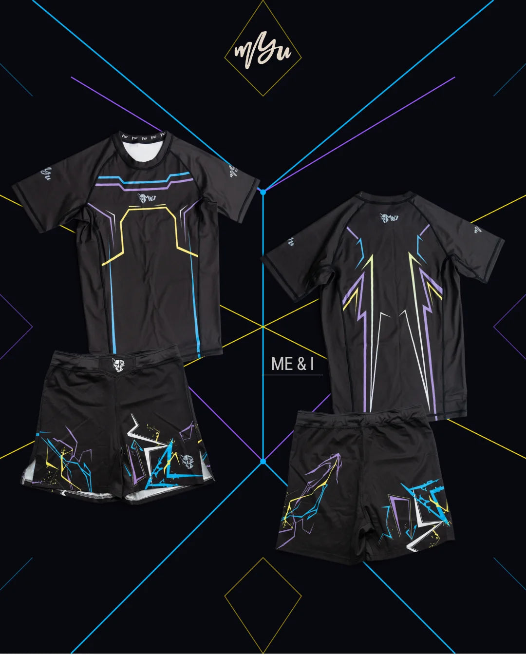 Neon Night Combat Short