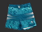 Teal Circuit Combat Short