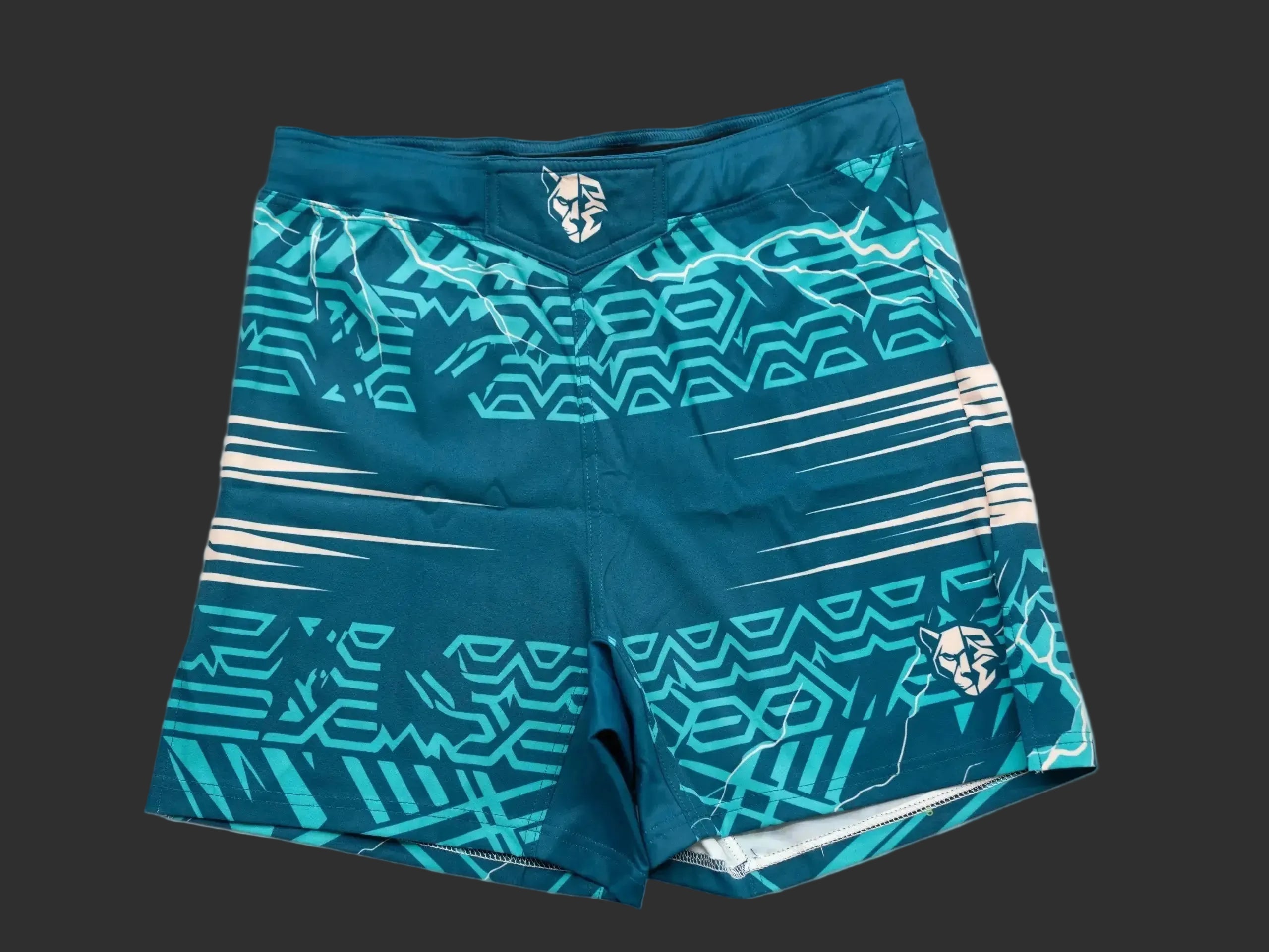 Teal Circuit Combat Short