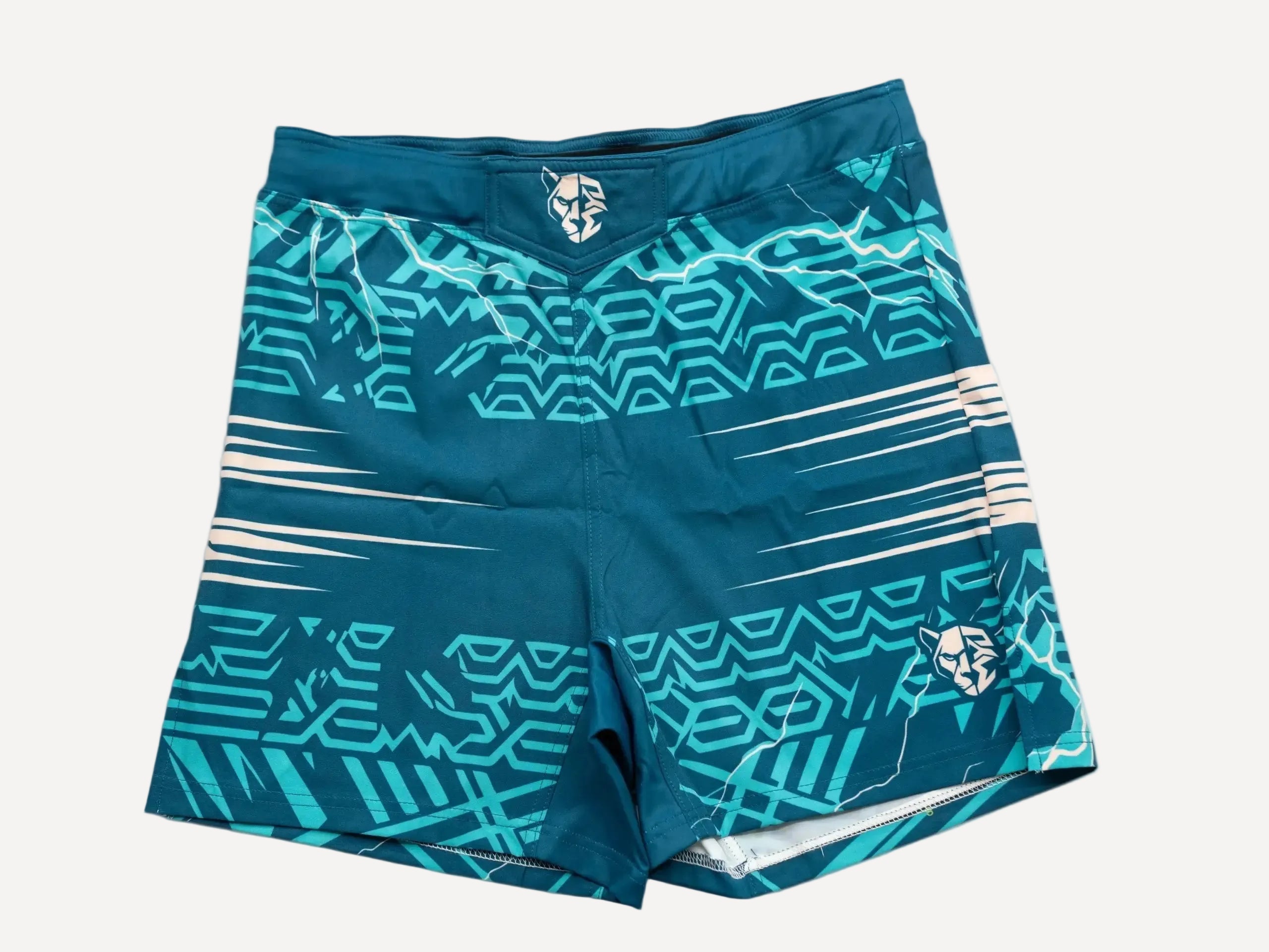 Teal Circuit Combat Short