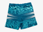 Teal Circuit Combat Short