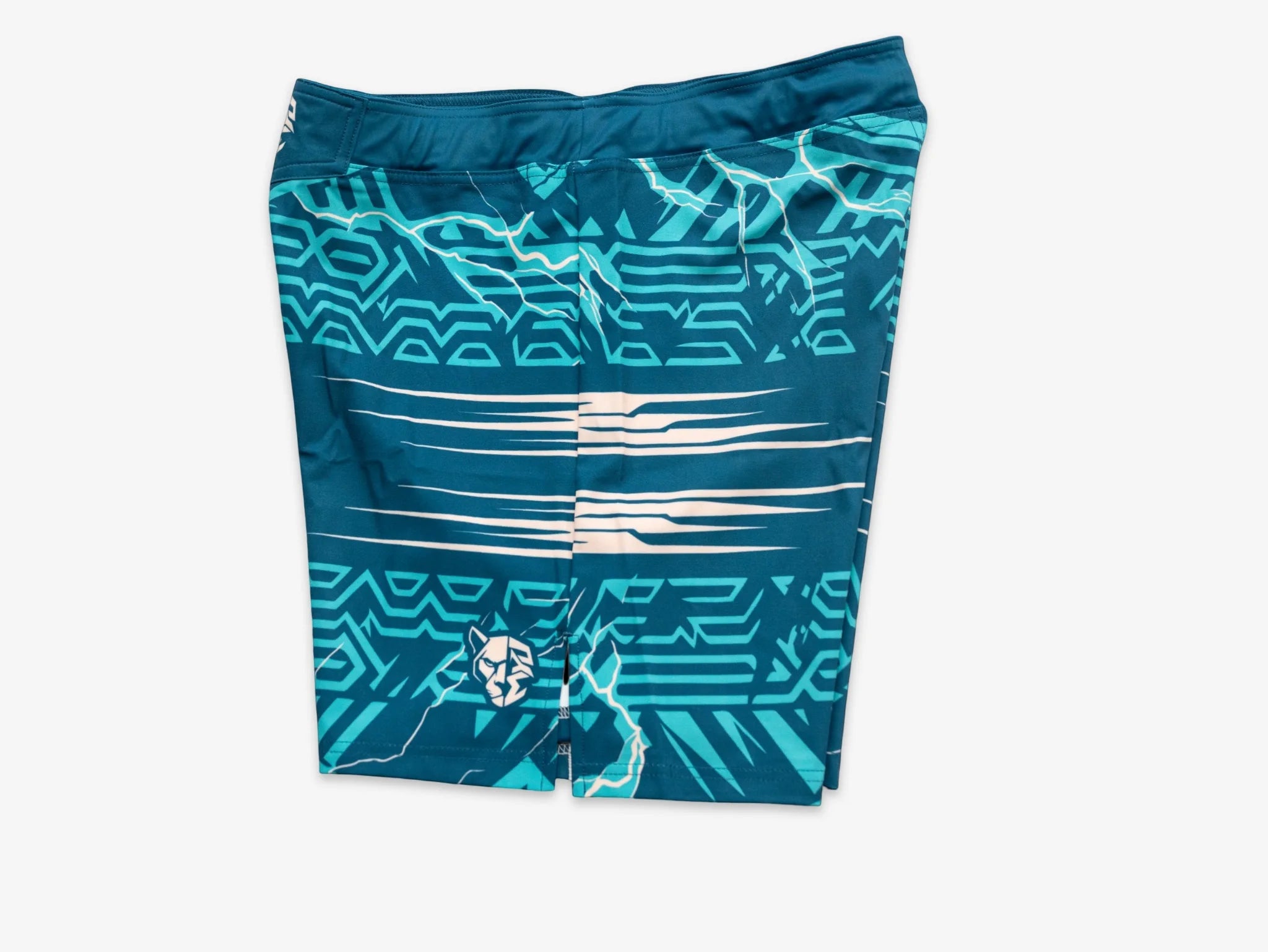 Teal Circuit Combat Short