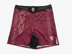 Crimson Ornamental Combat Short
