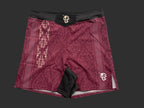 Crimson Ornamental Combat Short