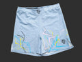 Ice Blue Lightning Combat Short