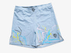 Ice Blue Lightning Combat Short