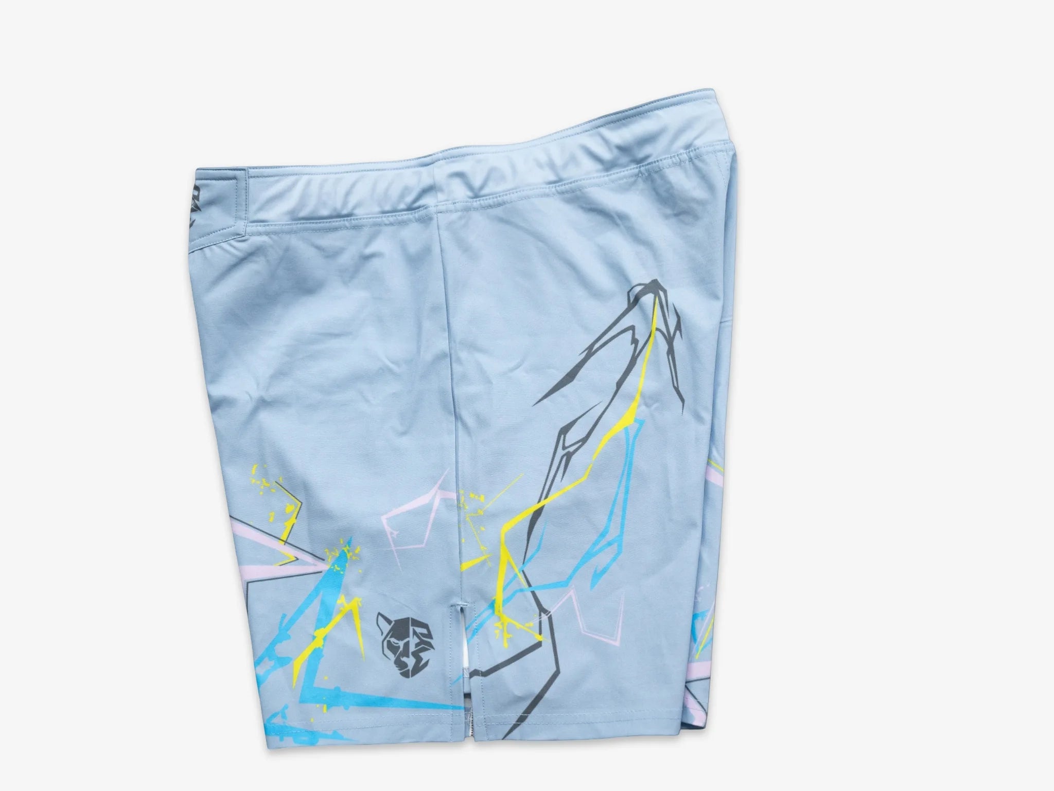 Ice Blue Lightning Combat Short