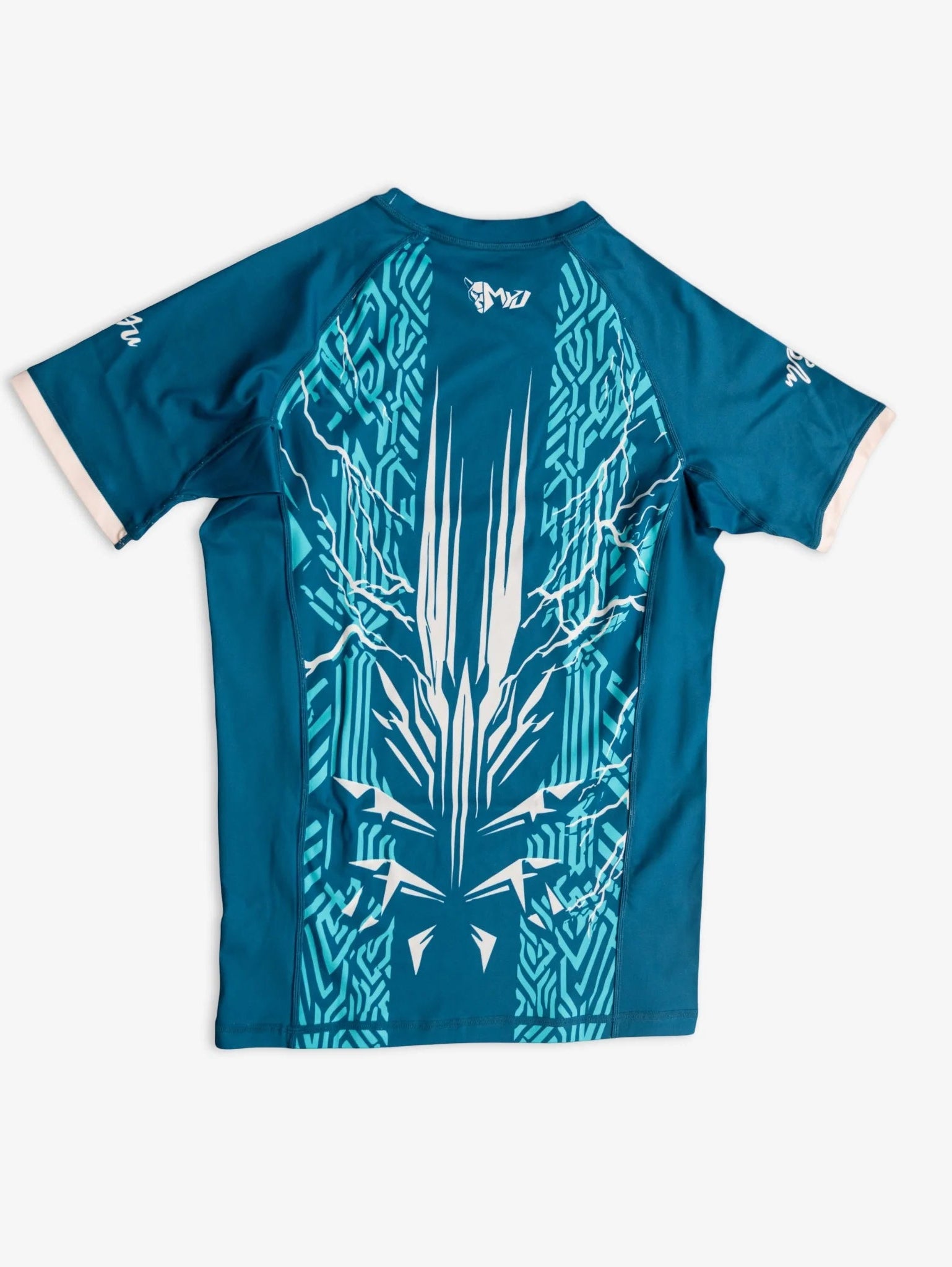 Teal Circuit Rashguard