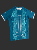 Teal Circuit Rashguard