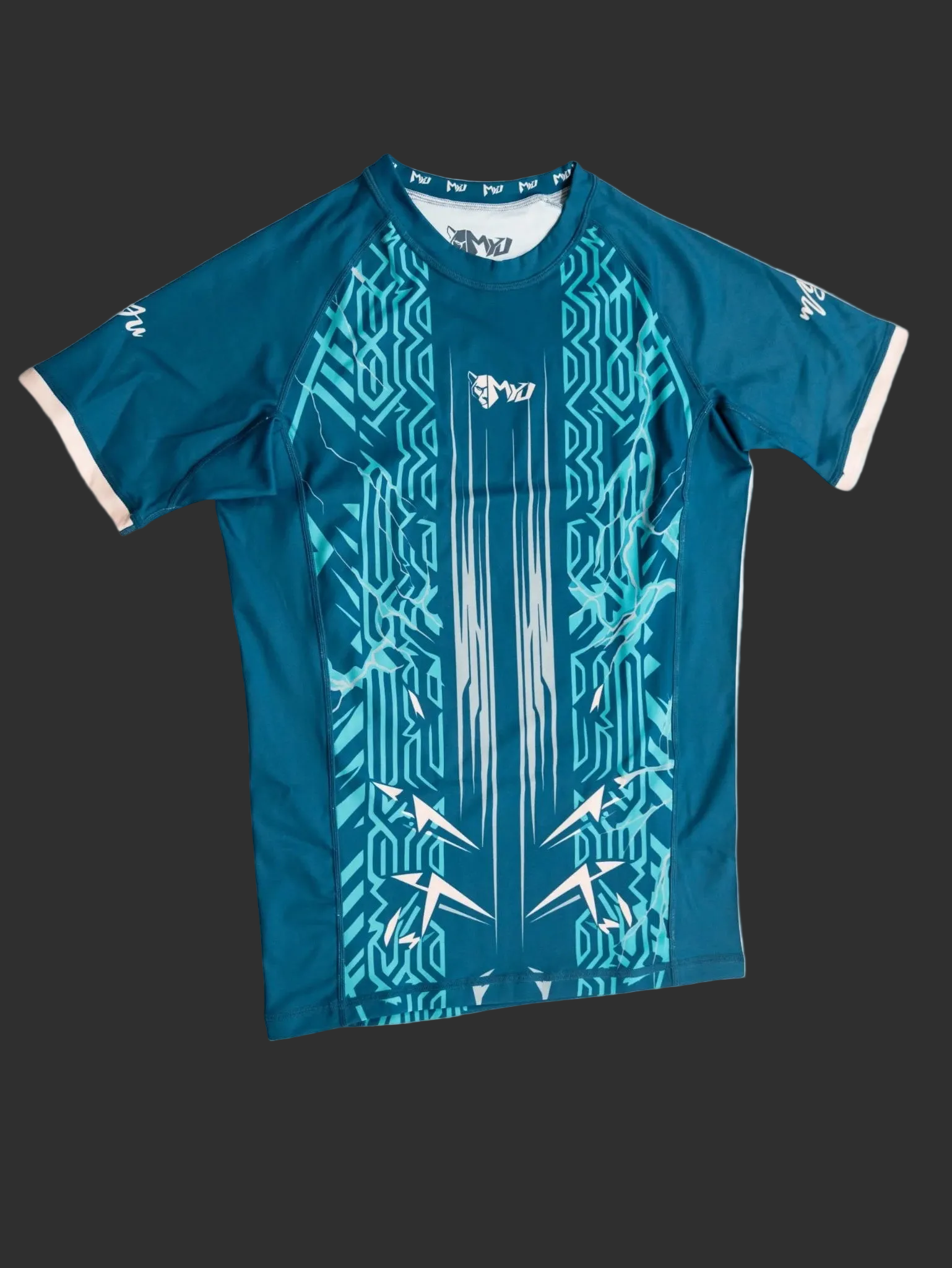 Teal Circuit Rashguard