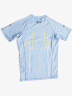 Ice Blue Lightning Rashguard