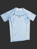 Ice Blue Lightning Rashguard