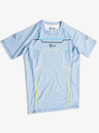 Ice Blue Lightning Rashguard