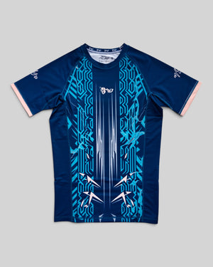 Teal Circuit Rashguard