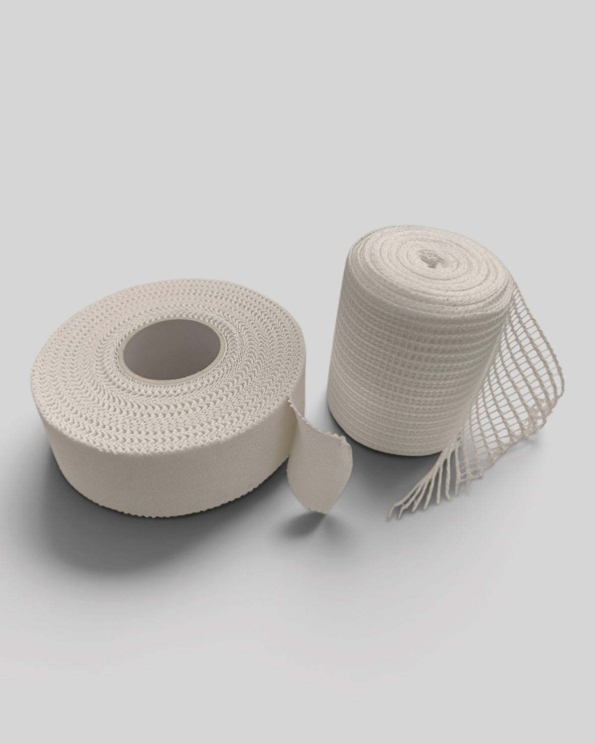 MYU hand wraps and boxing tape laid out together