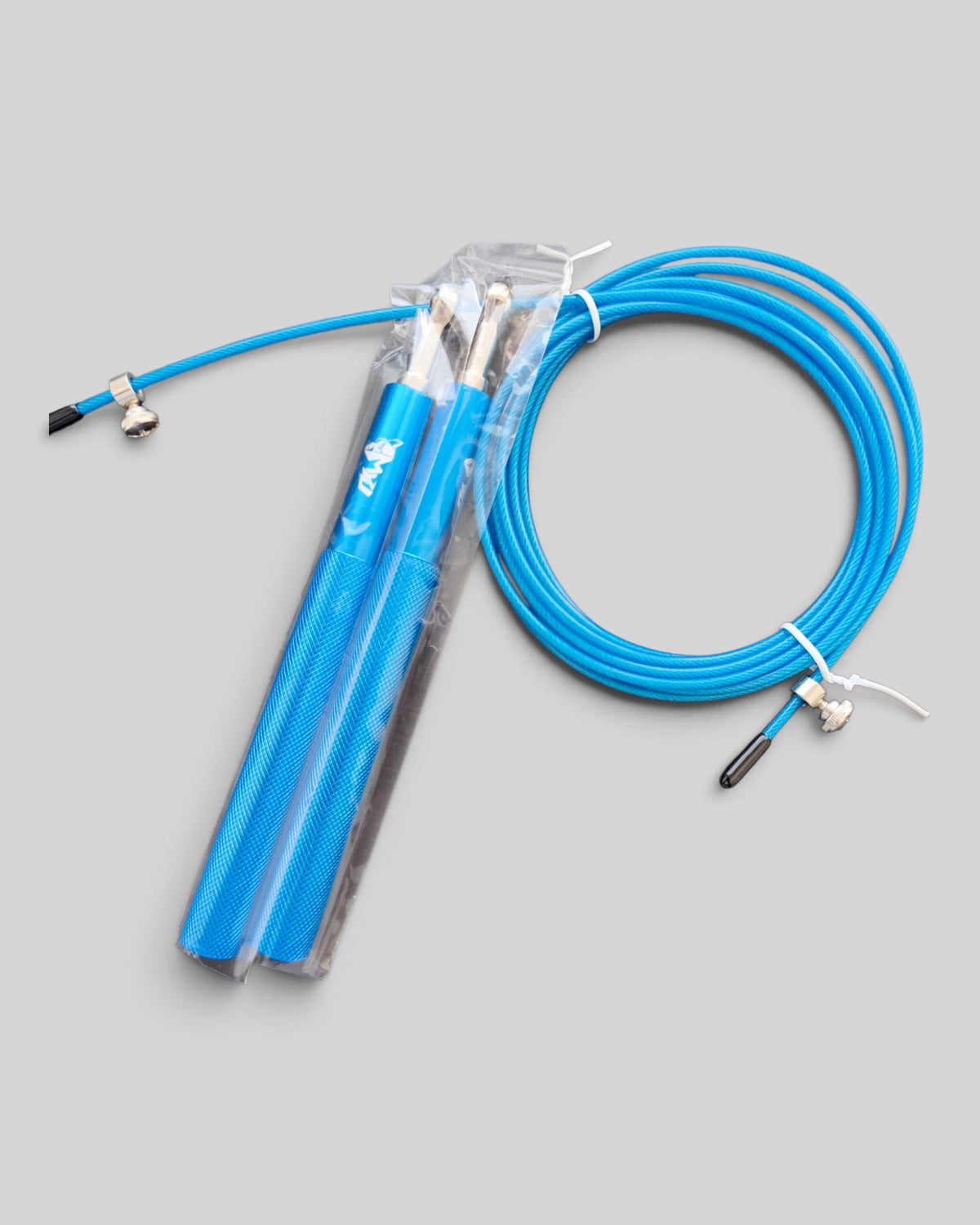 MYU jump rope for boxing and combat sport conditioning — blue color